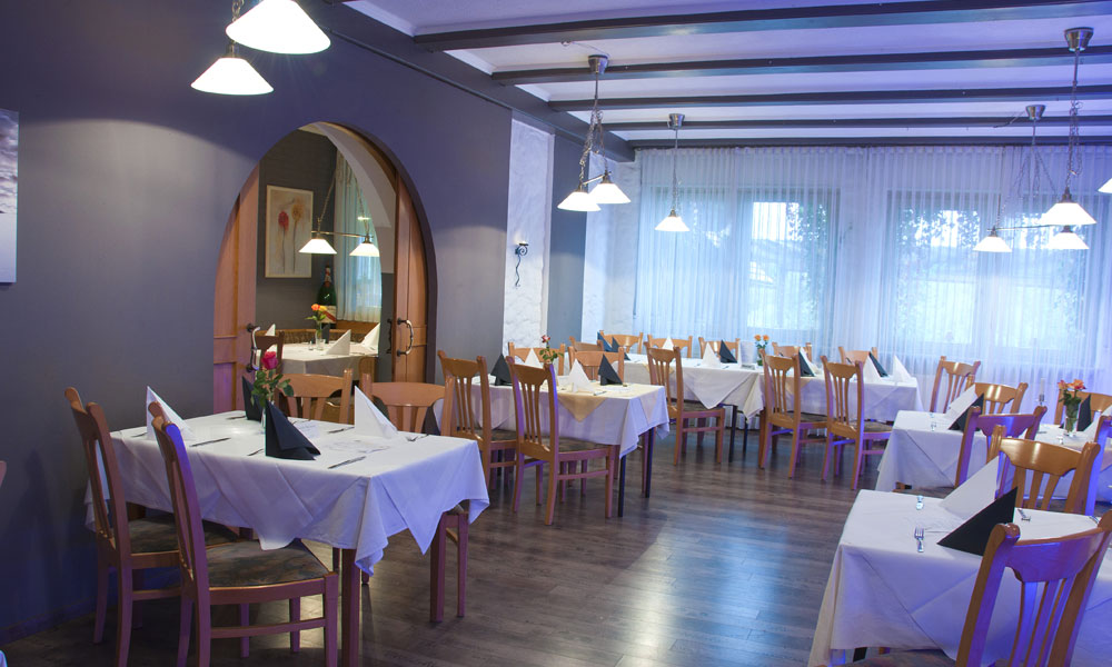 Blick auf das Restaurant
