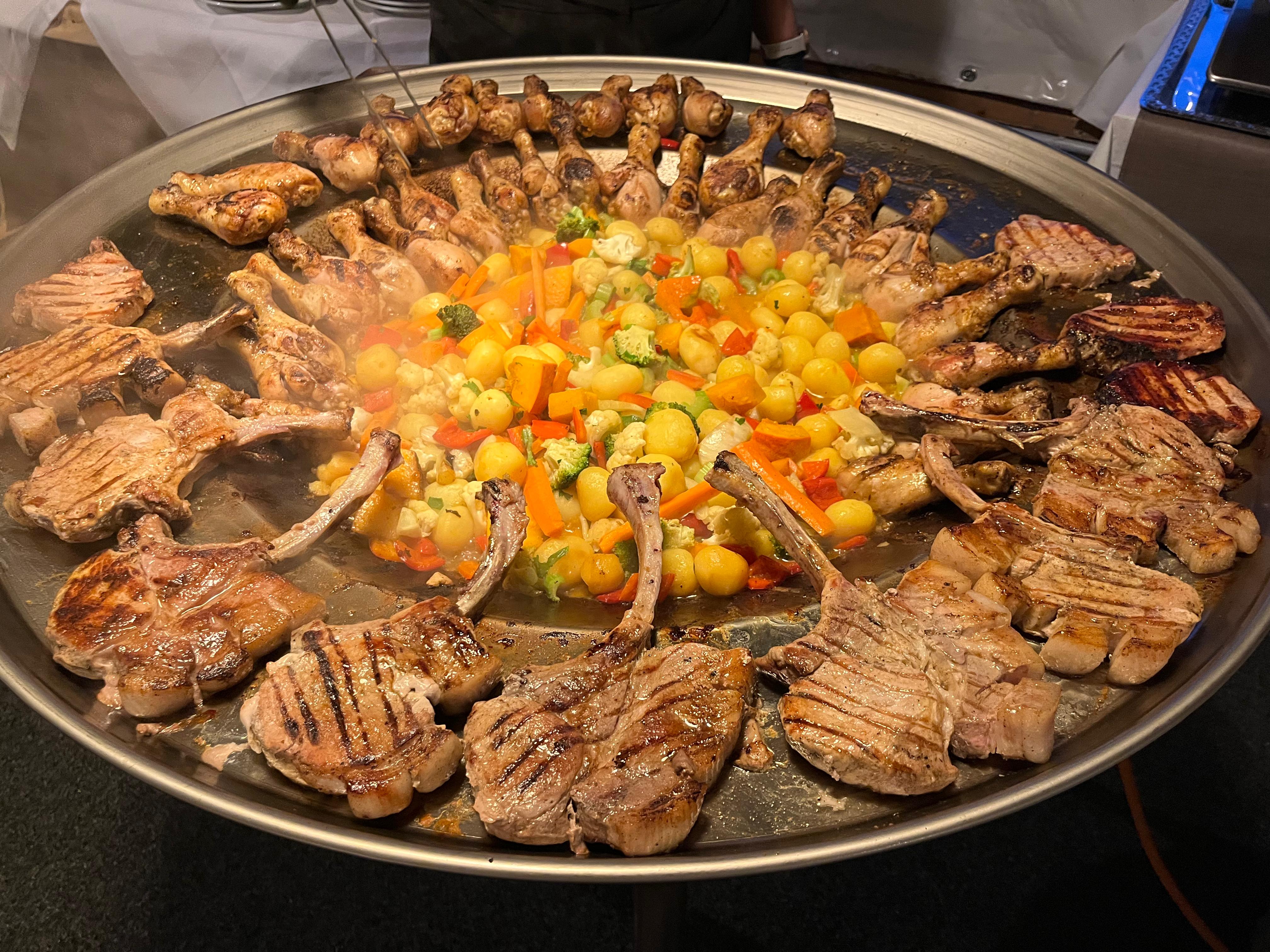 Gedeckte Tafel und Catering im Restaurant Picok