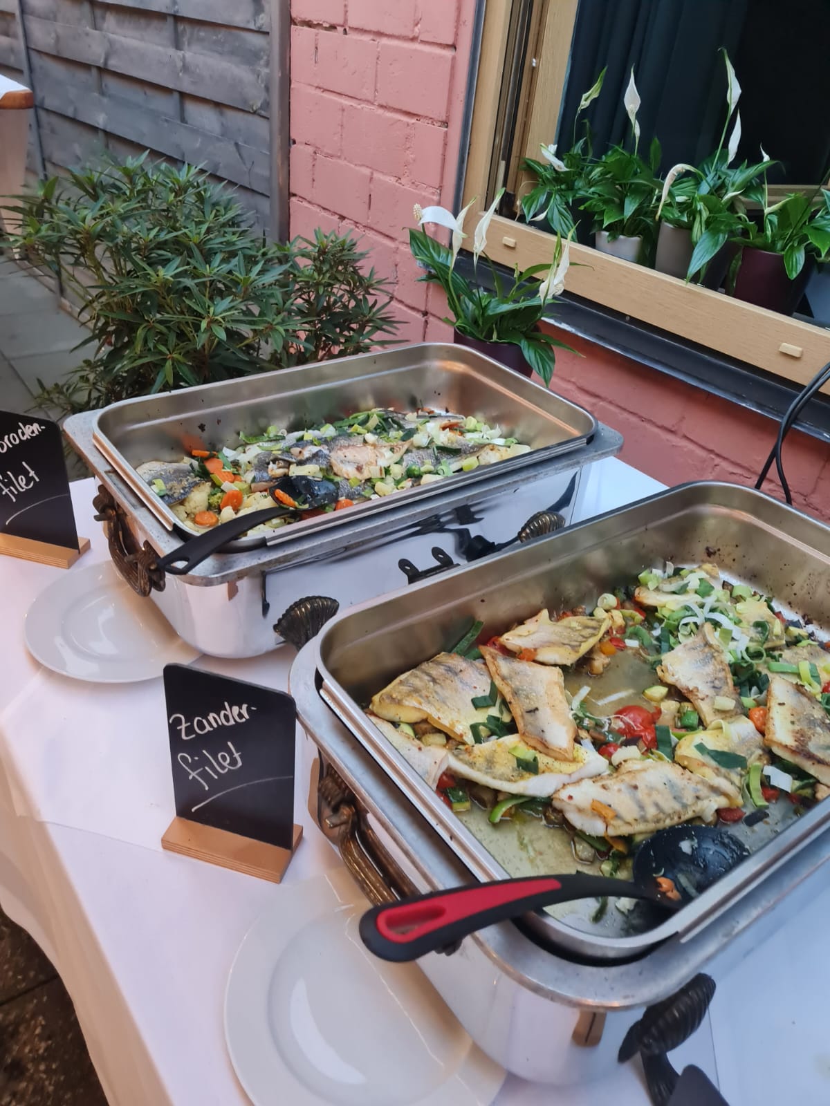 Catering-Buffet im Restaurant Picok